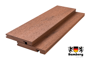 Ступени из ДПК Bamberg Bullnose, African Bubinga (Африканская Бубинга)