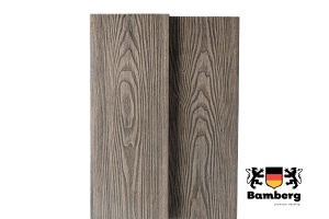 Террасная доска Bamberg Square 3D Natural, Lebanese Cedar — Black Deck